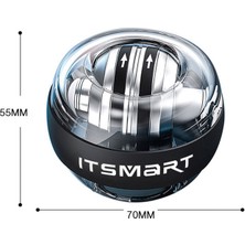 Helta LED Autostart Bilek Topu Gyro Powerball-Siyah (Yurt Dışından)