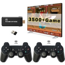 UltraTekno Kablosuz Çift Kol Retro Oyunlar Game Stick 3650 Oyun Atari
