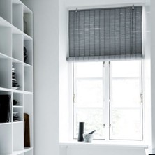 Bahçem Bambu Stor Perde Antrasit/gri 120 x 180 cm