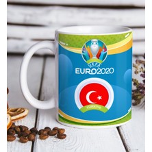 Bk Home Euro 2020 Özel Tasarım Beyaz Kupa Bardak-4