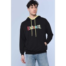 ECKO UNLTD Hem Siyah Erkek Kapüşonlu Hoodie