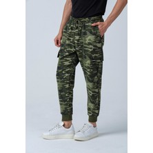 Alexander Gardi Kamuflaj Desenli Cepli Eşofman Altı (E21-72100)