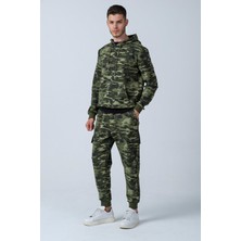 Alexander Gardi Kamuflaj Desenli Kapüşonlu Sweatshirt (E21-72100)