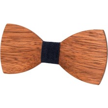 Profisher Ahşap Papyon Yeni Moda Lazer Kesim El Yapımı Yetişkin Boy Model B