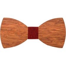 Profisher Ahşap Papyon Yeni Moda Lazer Kesim El Yapımı Yetişkin Boy Model D