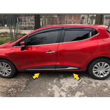 Cross Renault Clio 4 Hb Krom Yan Kapı Çıtası 4 Kapı  2012-2018 P. Çelik