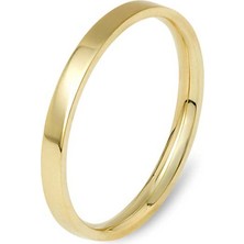14 Ayar Altın Alyans Köşeli Dar 3.00 Gram