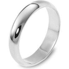 Klasik Alyans 14 Ayar Altın Orta Genişlik Oval 4.50 Gram