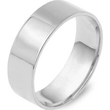 14 Ayar Altın Alyans Köşeli Geniş 7.14 Gram