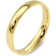 Alyans 14 Ayar Altın Oval Orta 3.22 Gram