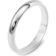 Klasik Alyans 14 Ayar Altın Orta Genişlik Oval 3.30 Gram