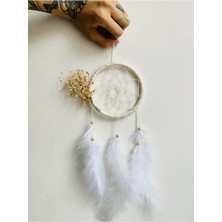Bohem Shop Küçük Boy El Yapımı Düş Kapanı/rüya Kovucu Duvar Dekoru Süsü
