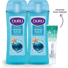 Duru Fresh Sensations Okyanus Tazeliği Duş Jeli 2X450 ml +Ultramed Krem Hediyeli