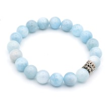 Murty99 Hakiki  Doğal Akuamarin Bileklik Iri Boy