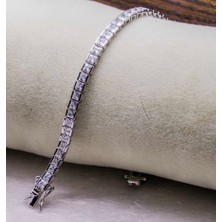 925 Gümüş Su Yolu 925 Ayar Gümüş Bileklik