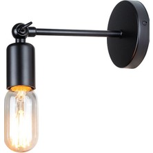 Riolight  Mafsallı Hareketli Başlık Metal Duvar Aplik