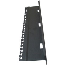Kastap 1U 19" Patchcord Taşıyıcılı Fırçalı Metal Kapama paneli