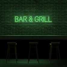 Honey Concept Bar Grill Neon LED Duvar Yazısı Dekoratif Duvar Aydinlatmasi Gece Lambası