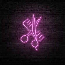 Honey Concept Berber Neon LED Duvar Yazısı Dekoratif Duvar Aydinlatmasi Gece Lambası