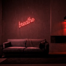 Honey Concept Breathe Neon LED Duvar Yazısı Dekoratif Duvar Aydinlatmasi Gece Lambası