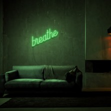 Honey Concept Breathe Neon LED Duvar Yazısı Dekoratif Duvar Aydinlatmasi Gece Lambası