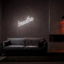 Honey Concept Breathe Neon LED Duvar Yazısı Dekoratif Duvar Aydinlatmasi Gece Lambası