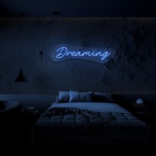 Honey Concept Dreaming Neon LED Duvar Yazısı Dekoratif Duvar Aydinlatmasi Gece Lambası