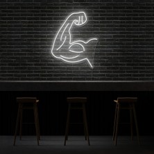Gym Fitness  Neon LED Duvar Yazısı Dekoratif Duvar Aydinlatmasi Gece Lambası