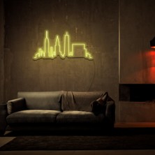 Nyc Neon LED Duvar Yazısı Dekoratif Duvar Aydinlatmasi Gece Lambası
