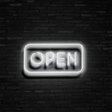 Honey Concept Open Neon LED Duvar Yazısı Dekoratif Duvar Aydinlatmasi Gece Lambası