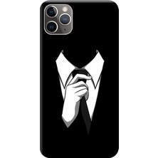 Hesaplı Dünya Apple iPhone 11 Pro Kılıf Gizemli Adam Baskılı Esnek TPU Silikon