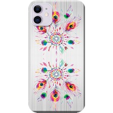 Hesaplı Dünya Apple iPhone 11 Kılıf Düş Kapanı Dreamcatcher Baskılı Esnek TPU Silikon