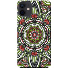 Hesaplı Dünya Apple iPhone 12 Kılıf Dekoratif Geometrik Vektörel Baskılı Esnek TPU Silikon