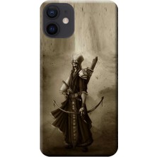 Hesaplı Dünya Apple iPhone 12 Mini Kılıf Yeniçeri Baskılı Esnek TPU Silikon