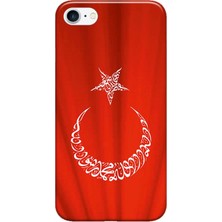 Hesaplı Dünya Apple iPhone 6 Plus Kılıf Türk Bayrağı Baskılı Esnek TPU Silikon