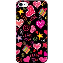 Hesaplı Dünya Apple iPhone 6 Plus Kılıf Kıss Love Baskılı Esnek TPU Silikon