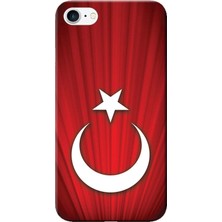 Hesaplı Dünya Apple iPhone 6 Plus Kılıf Türk Bayrağı Tasarım Baskılı Esnek TPU Silikon