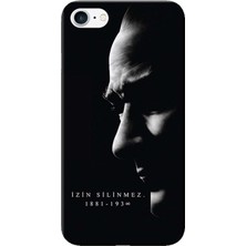 Hesaplı Dünya Apple iPhone 6 Plus Kılıf Atatürk İzin Silinmez Baskılı Esnek TPU Silikon