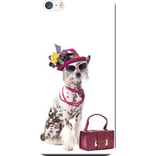 Hesaplı Dünya Apple iPhone 5/5S Kılıf Süslü Köpek Baskılı Esnek TPU Silikon