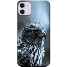 Hesaplı Dünya Apple iPhone 11 Kılıf Şahin Baskılı Esnek TPU Silikon