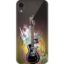 Hesaplı Dünya Apple iPhone XR Kılıf Rock Star Baskılı Esnek TPU Silikon