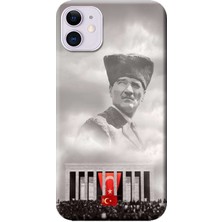 Hesaplı Dünya Apple iPhone 11 Kılıf Atatürk Anıtkabir Baskılı Esnek TPU Silikon