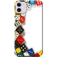 Hesaplı Dünya Apple iPhone 11 Kılıf Renkli Zarlar Baskılı Esnek TPU Silikon