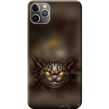 Hesaplı Dünya Apple iPhone 11 Pro Kılıf Cheshire Cat Kedi Baskılı Esnek TPU Silikon