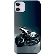 Hesaplı Dünya Apple iPhone 11 Kılıf Klas Motorsiklet Baskılı Esnek TPU Silikon