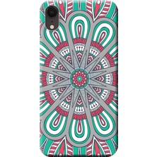 Hesaplı Dünya Apple iPhone XR Kılıf Dekoratif Geometrik Vektörel Baskılı Esnek TPU Silikon