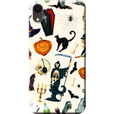 Hesaplı Dünya Apple iPhone XR Kılıf Halloween Evil Baskılı Esnek TPU Silikon