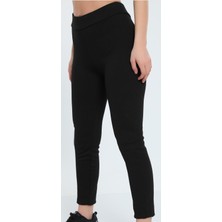 Pucka Fashion Çelik Siyah Tayt Yüksek Bel