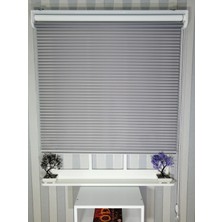 Serin Home Collection Koyu Gri Yeni Sezon Çiftli Mekanizma Stor Tül ve Güneşlik