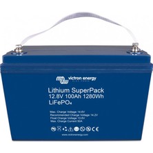 Victron Lityum Superpack Akü 12.8V / 100AH Yüksek Akım (M8)